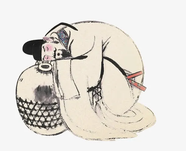 李白醉酒免抠