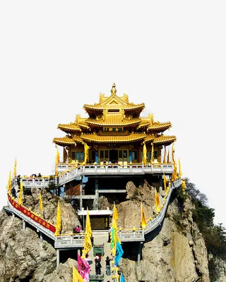 泰山南天门景点免抠