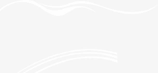 白色曲线素材PNG免抠