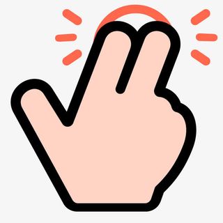 点击手指图标小手势icon图标免抠