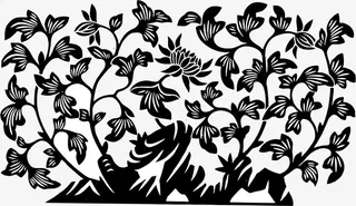 传统古典花纹素材免抠