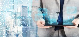 现代高科技商务海报背景高清