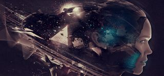 科技商务展板高清