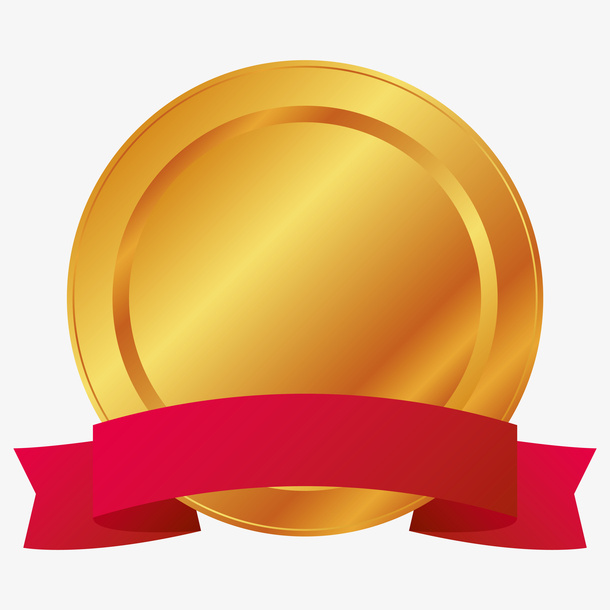 高清矢量金色牌子免抠