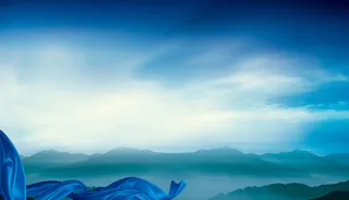 蓝色海报背景高清