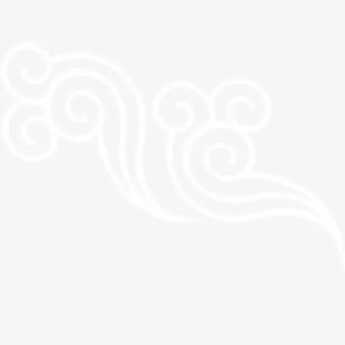 白色祥云免抠