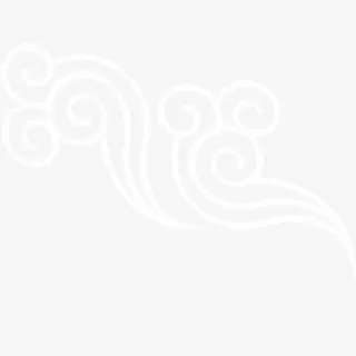 白色祥云免抠