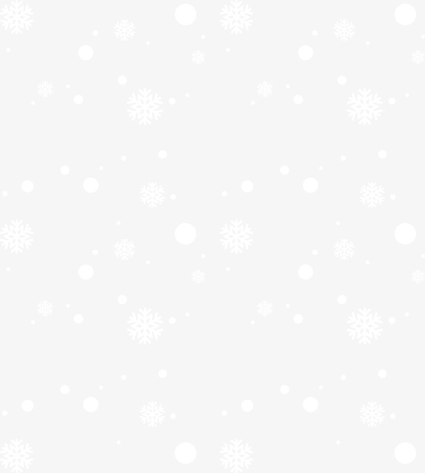 冬季密集白色雪子免抠