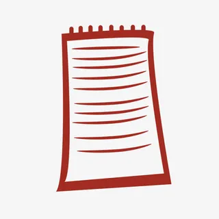 手绘线圈纸免抠