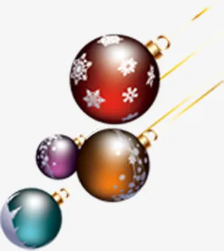 圣诞雪花冬日装饰免抠