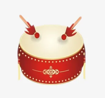 矢量战鼓元素免抠