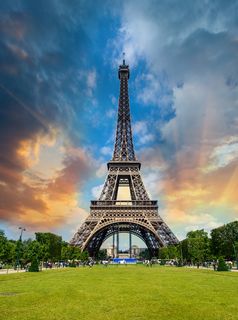 埃菲尔铁塔浪漫旅游背景高清