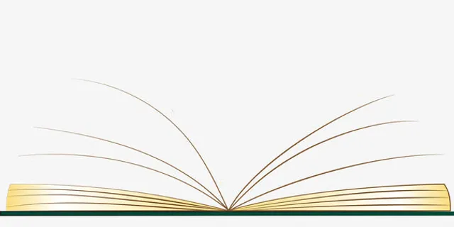 展开的书本免抠