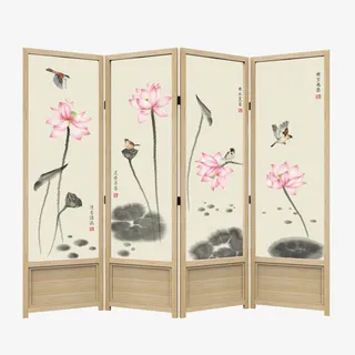 中式 复古 屏风 古风 古典免抠