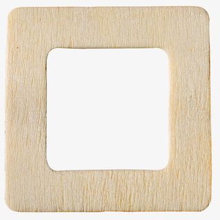 棕色木质圆角矩形框免抠