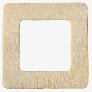 棕色木质圆角矩形框免抠