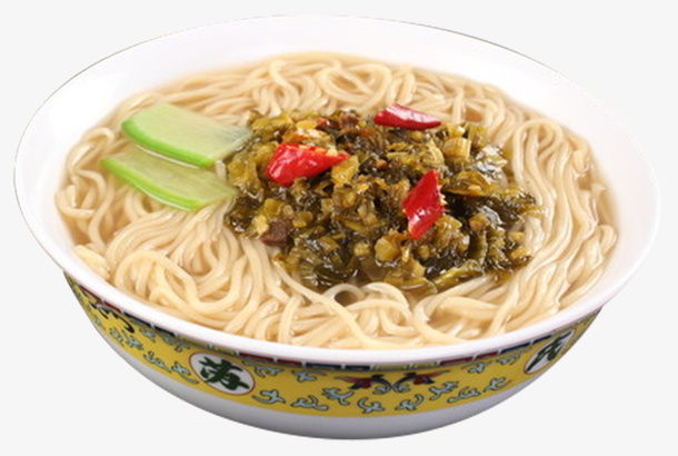 美味小吃酸菜牛肉面免抠