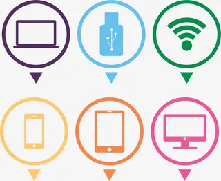 矢量手绘扁平图标免抠