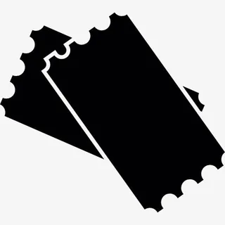 两张电影票图标免抠