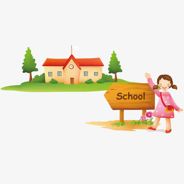 去上学的女孩免抠