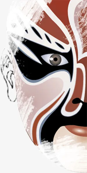 中国风中国文化京剧脸谱免抠