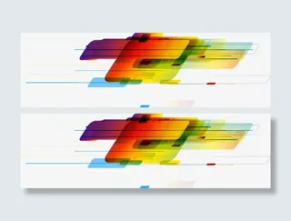 潮流动感科技特效矢量素材免抠