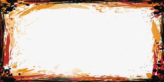 神秘涂鸦油彩万圣节海报边框免抠