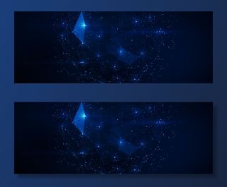 蓝色科技背景高清商务科技背景