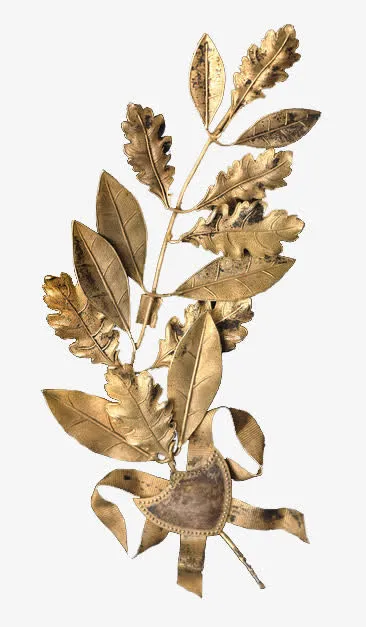 金色叶子免抠