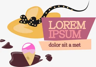 夏季海报主题素材免抠