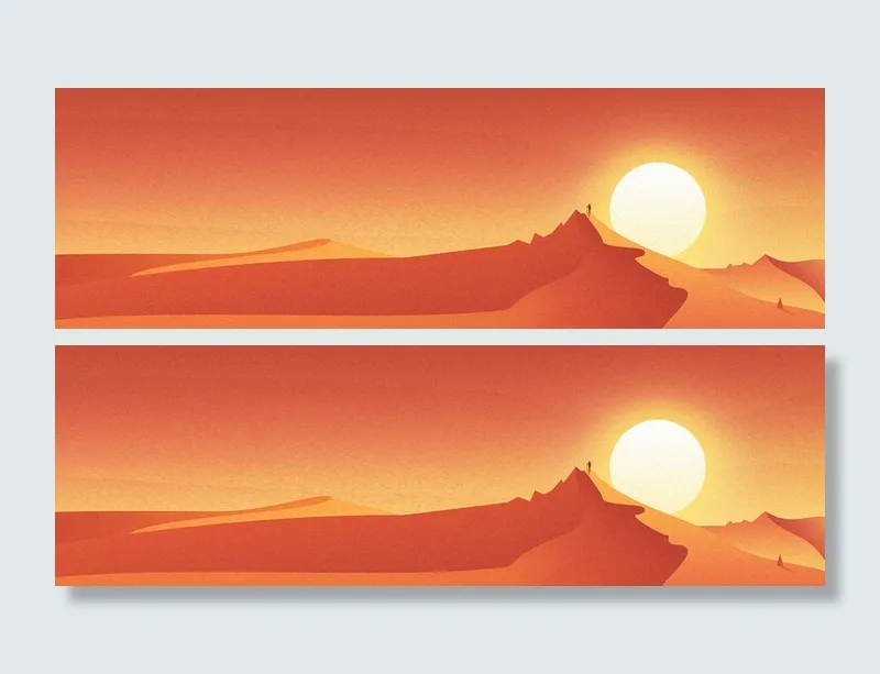 扁平太阳风景高清