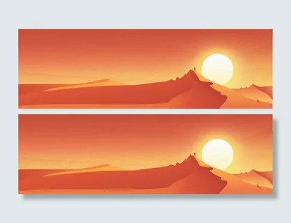 扁平太阳风景高清