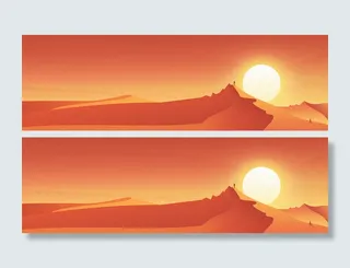 扁平太阳风景高清