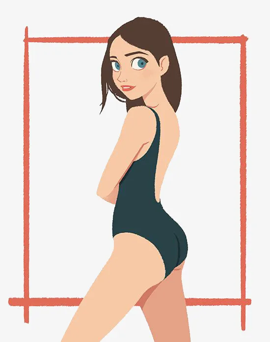 卡通女孩免抠