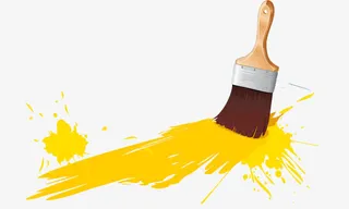 彩色油漆颜料免抠