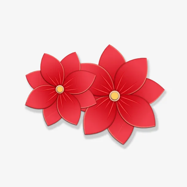小红花，小红花免抠