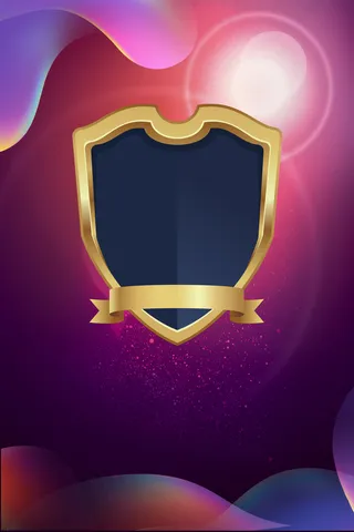 彩色渐变周年庆海报高清