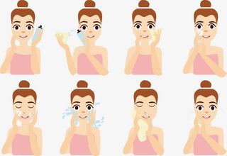 面部护理补水工具免抠