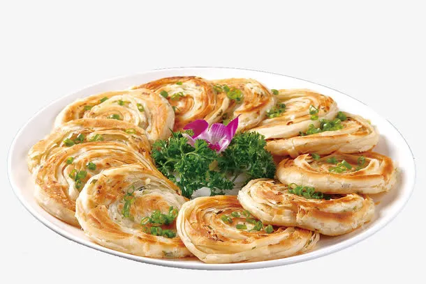 广式葱油饼免抠