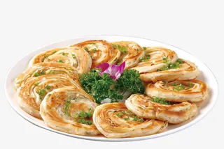 广式葱油饼免抠