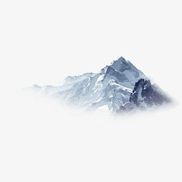 朦胧远山免抠