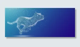 奔跑的科技猎豹banner高清