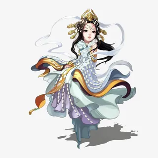 大话西游2原画玄天姬免抠