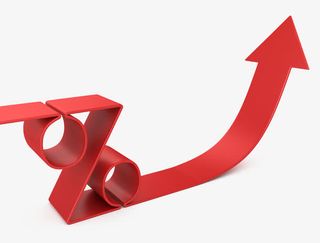 红色百分号箭头免抠