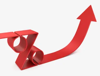 红色百分号箭头免抠