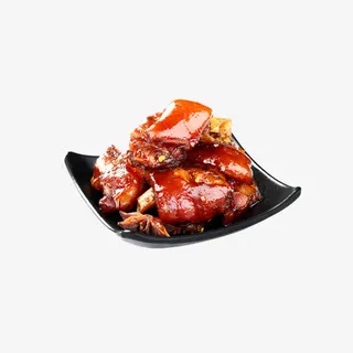 产品实物五香红烧猪蹄免抠