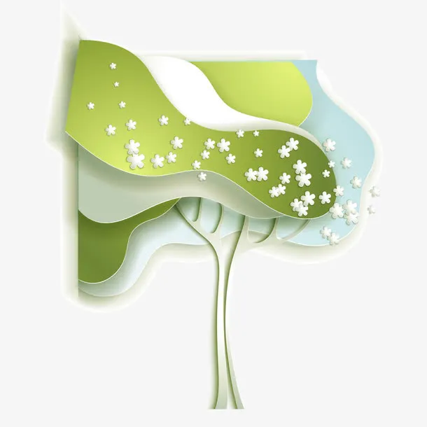 矢量3D树木素材免抠