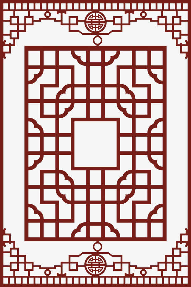 古典门窗免抠