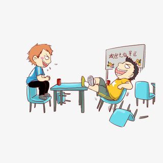 不文明行为：破坏公共设施免抠