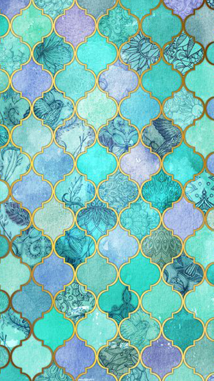 蓝色底纹h5素材背景高清